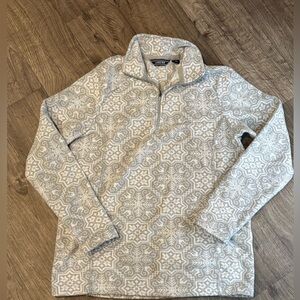 Lands End Women’s Small Fleece Pullover Sweatshirt